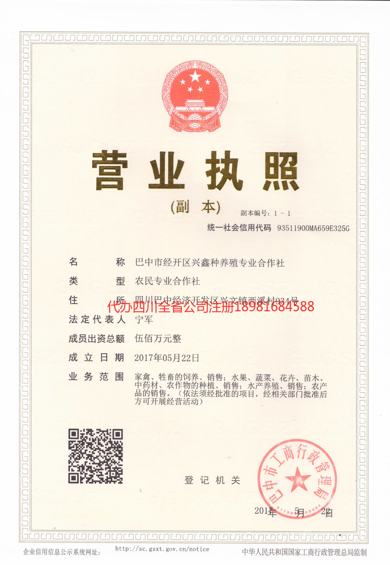 石棉石棉兴鑫种养殖专业合作社